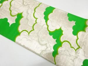 アンティーク　雲模様織り出し袋帯（材料）